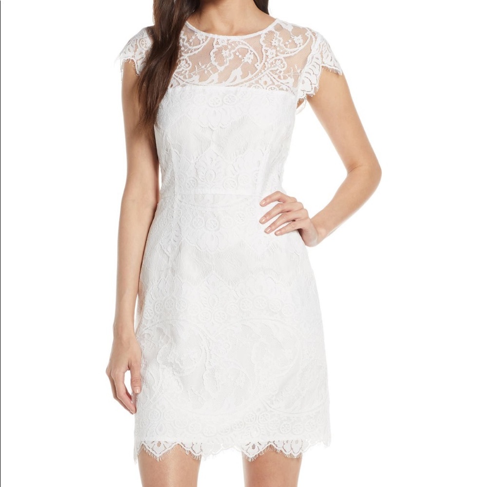 BB Dakota by Steve Madden Jayce lace sheath dress